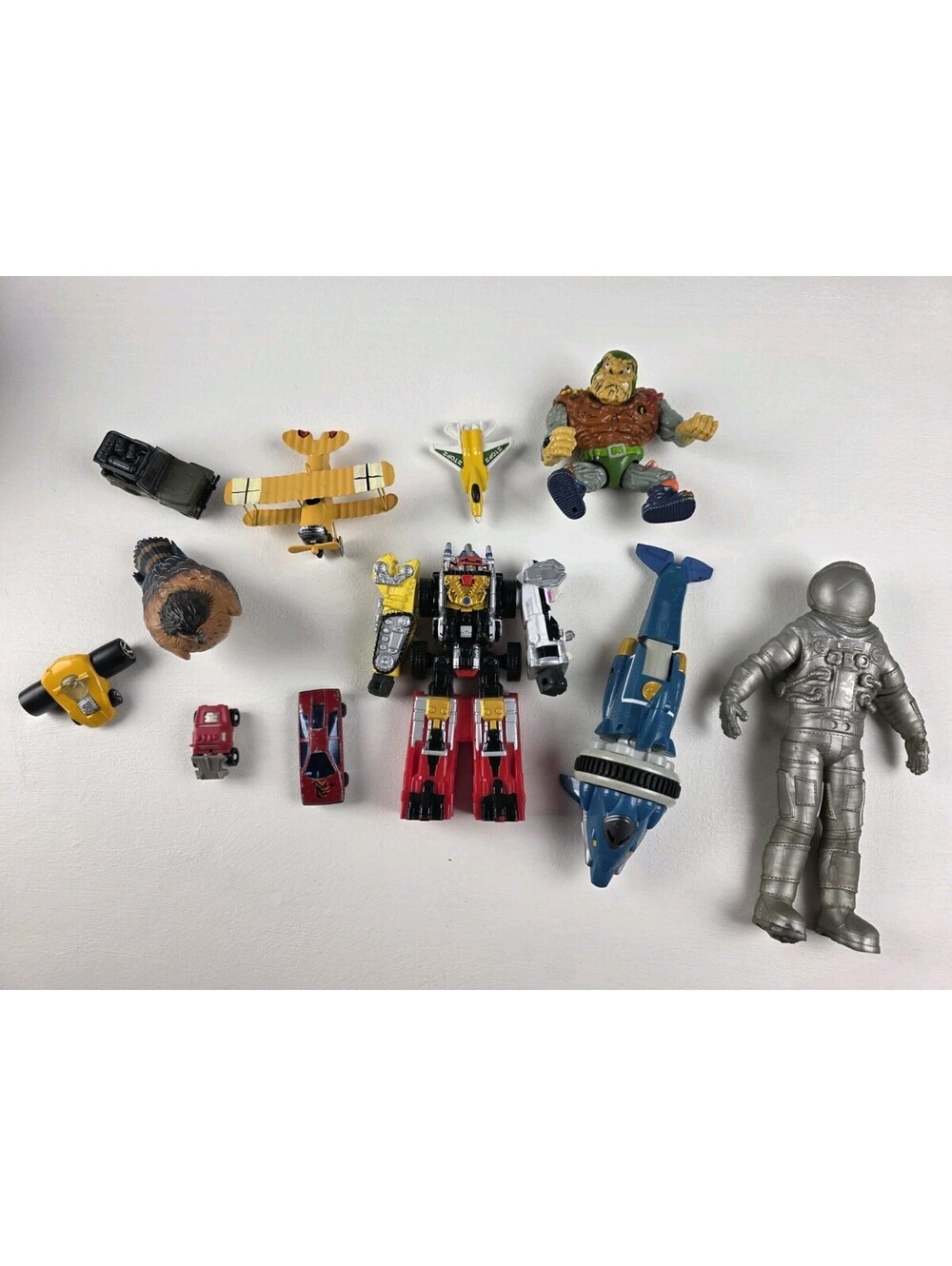 Mixed Lot Toy Grab Bag Toys Diecast Action Power Rangers Airplanes Transformers+